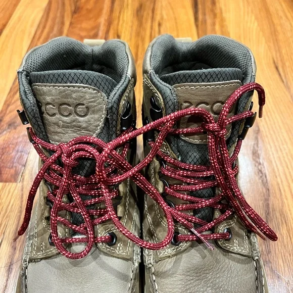 ECCO Gore tex Women's Tan Track 25 High Hiking Boot Size EU 38‎ - Picture 3 of 9